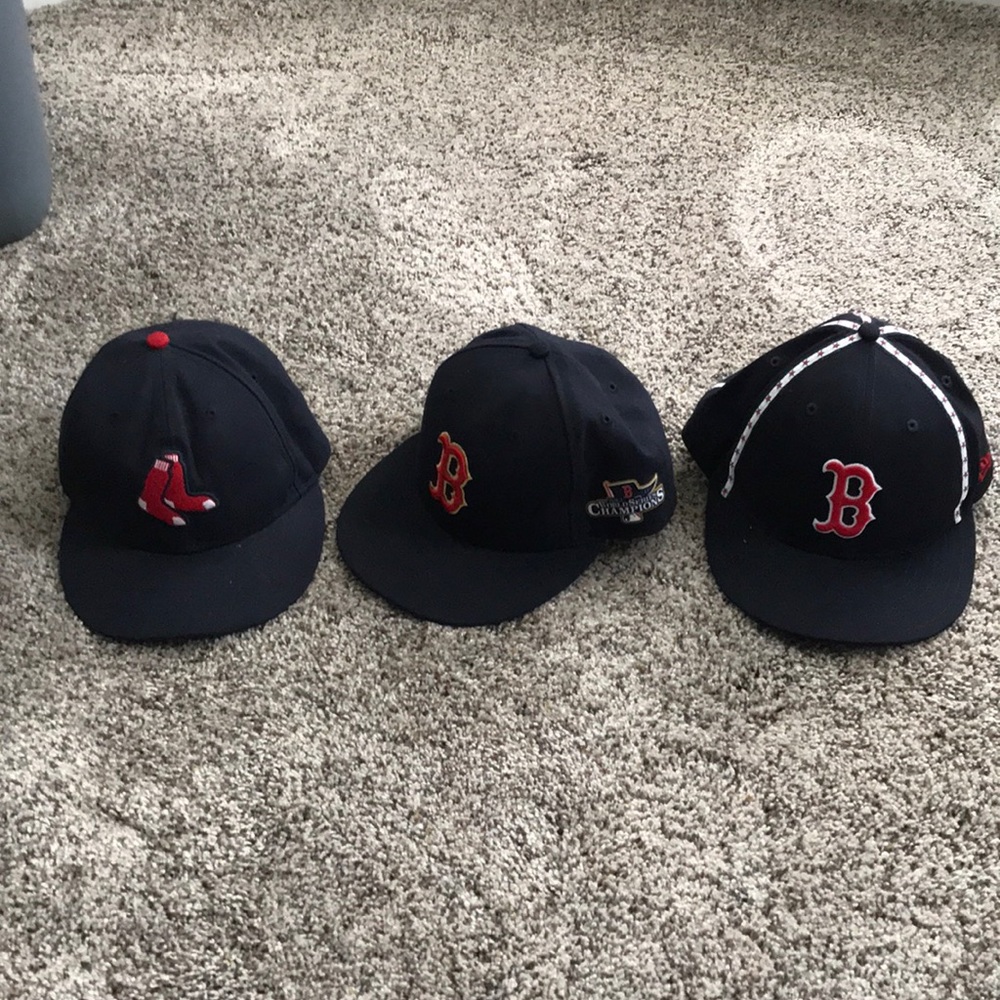 Boston Red Sox hat bundle